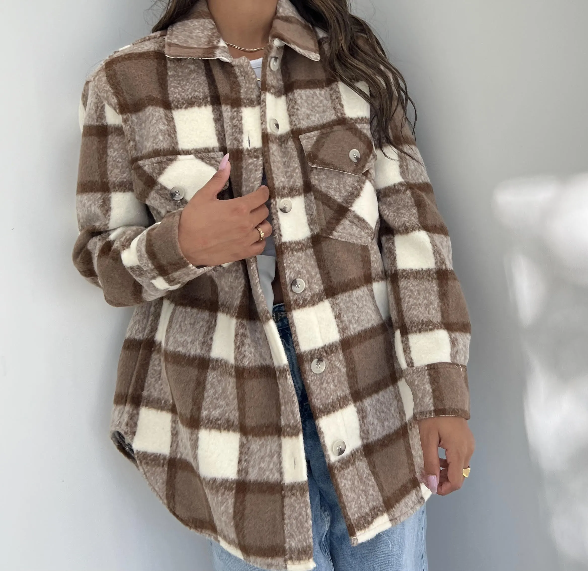 Jessica Plaid Shacket