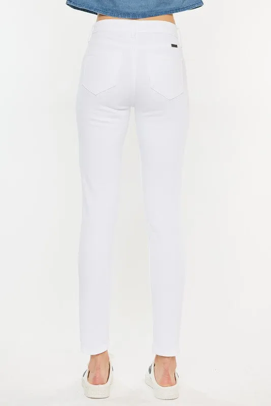 Kan Can High Rise Ankle Skinny Jeans