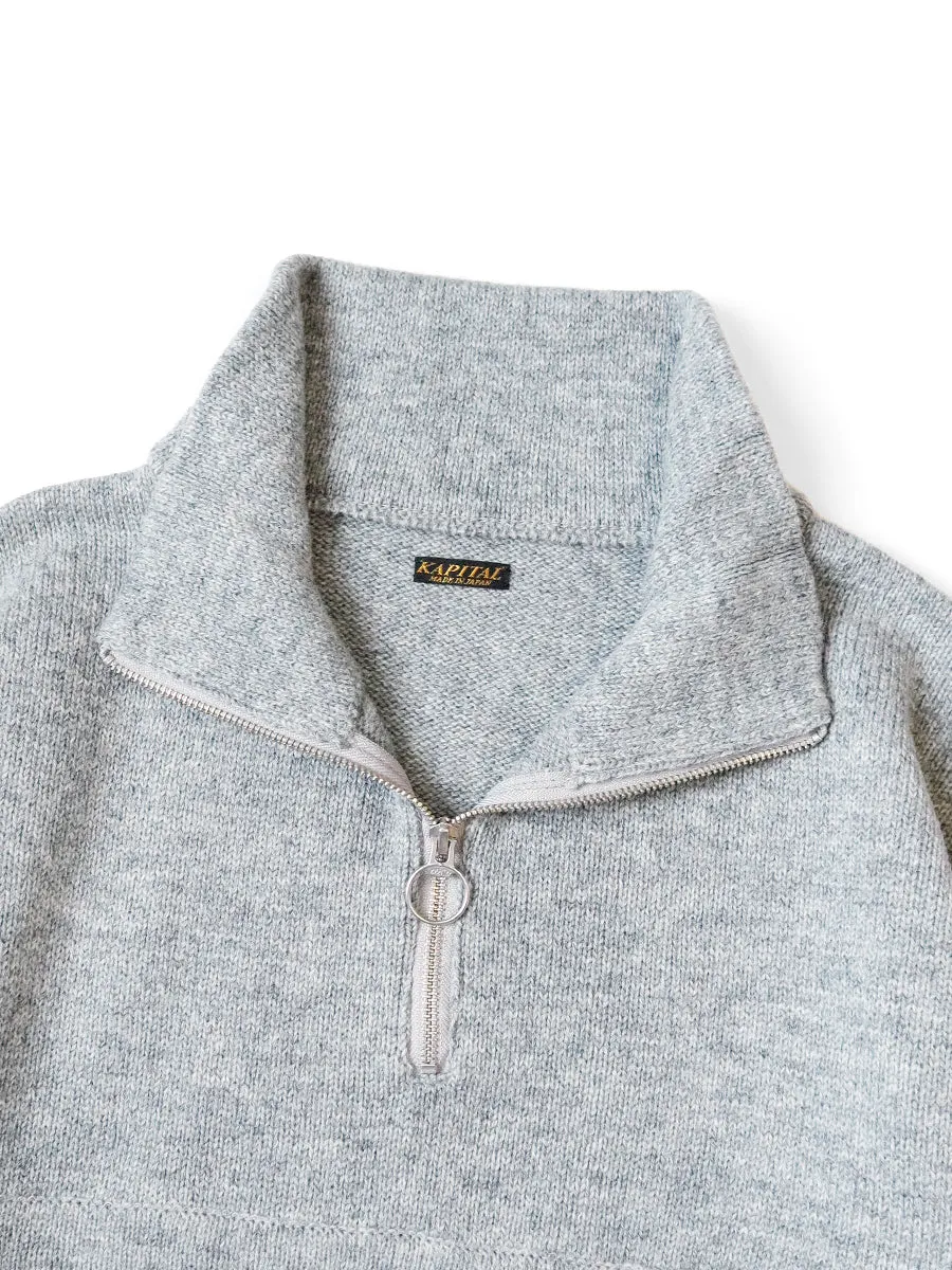 Kapital 5G Shetland Wool Half-Zip Anorak