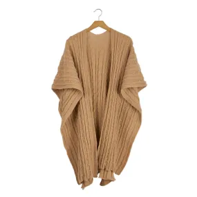 Kenna Poncho - Wheat