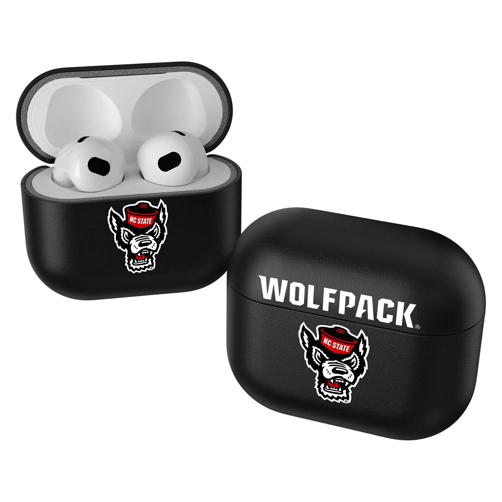 Keyscaper NC State Wolfpack Black Insignia AirPods 3rd Gen Case Cover