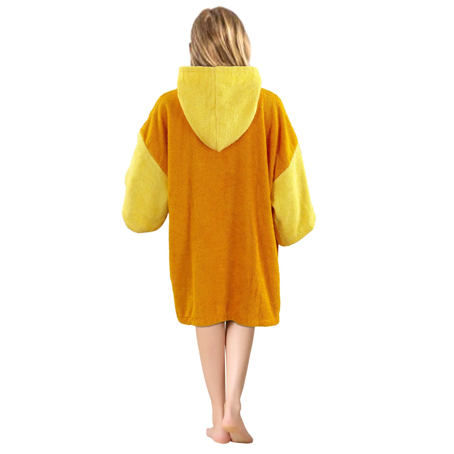 Kids Long Sleeve Poncho Towel - 100% Cotton