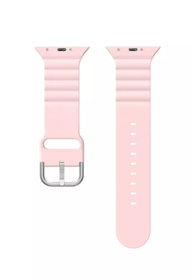 Kings Collection Pink Silicone Apple Watch Band 42MM / 44MM (KCWATCH1067b)