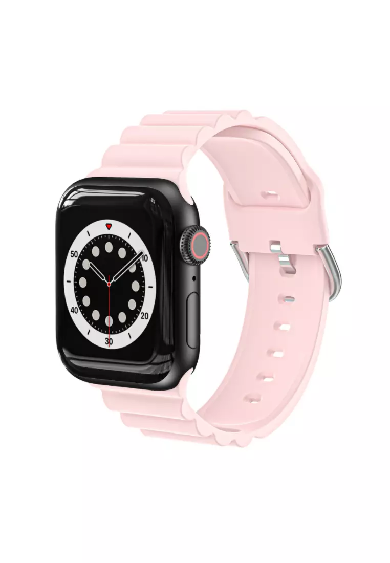 Kings Collection Pink Silicone Apple Watch Band 42MM / 44MM (KCWATCH1067b)