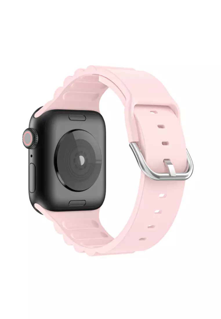 Kings Collection Pink Silicone Apple Watch Band 42MM / 44MM (KCWATCH1067b)