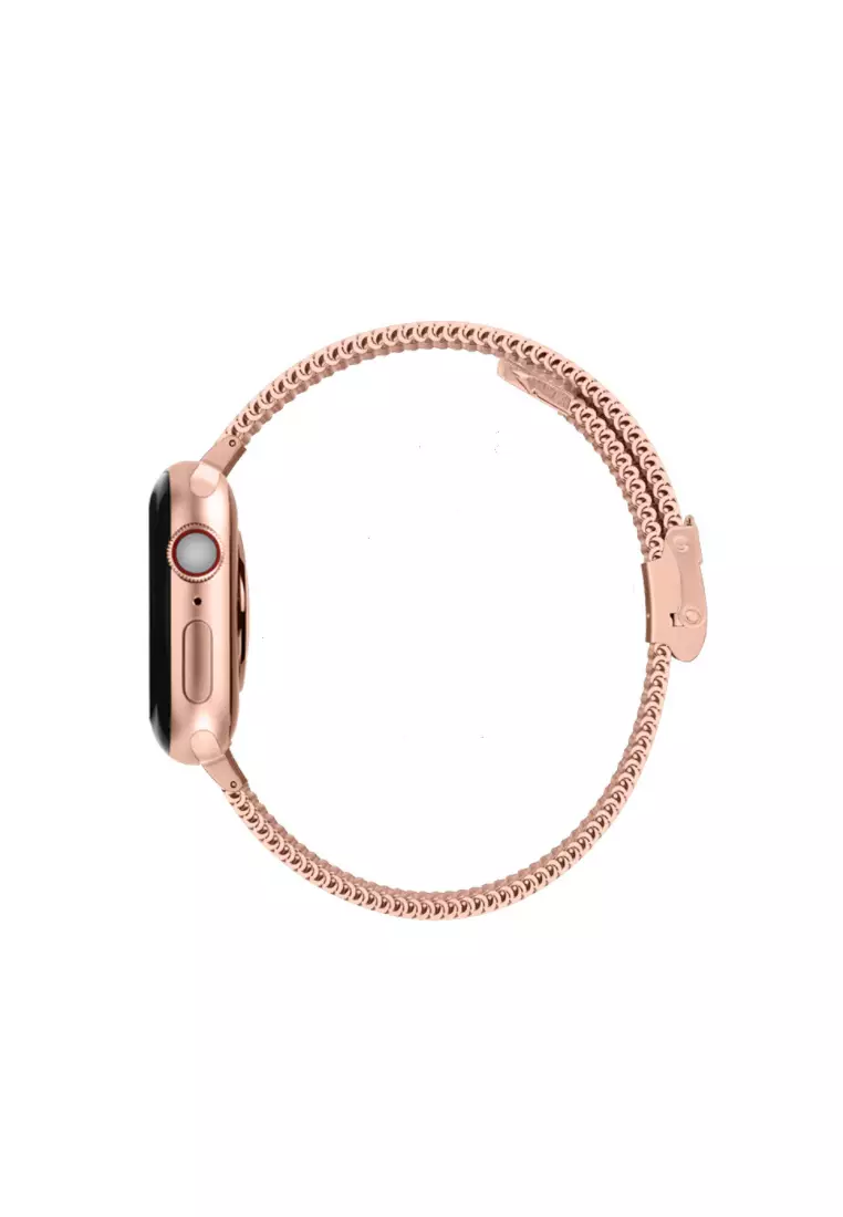 Kings Collection Rose Gold Stainless Steel Apple Watch Band 42MM (KCWATCH1010)