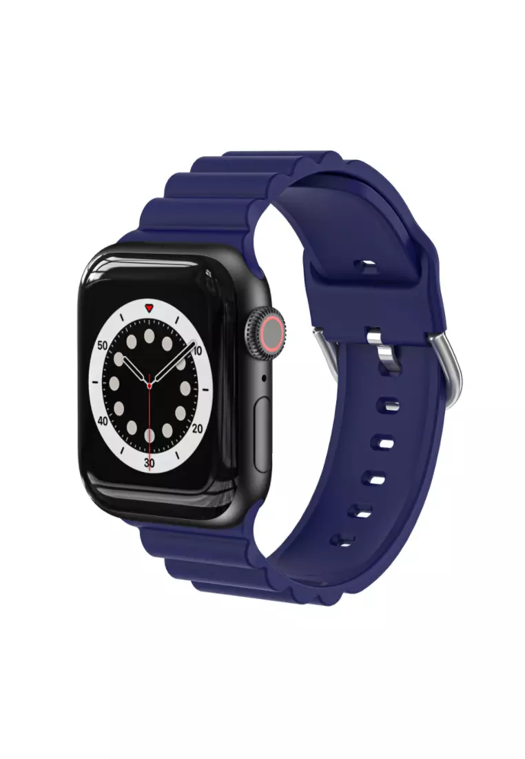 Kings Collection Royal Blue Silicone Apple Watch Band 38MM / 40MM (KCWATCH1066)