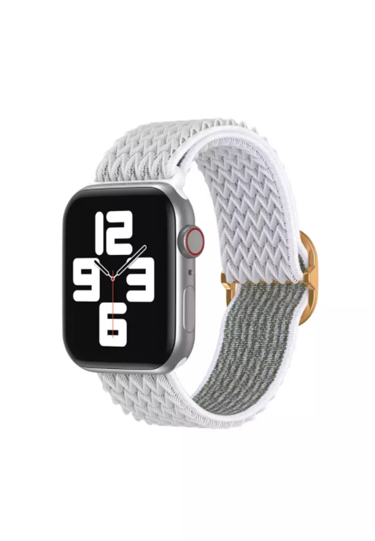 Kings Collection Wave Pattern Nylon Woven Apple Watch Band 38MM / 40MM (KCWATCH1099)