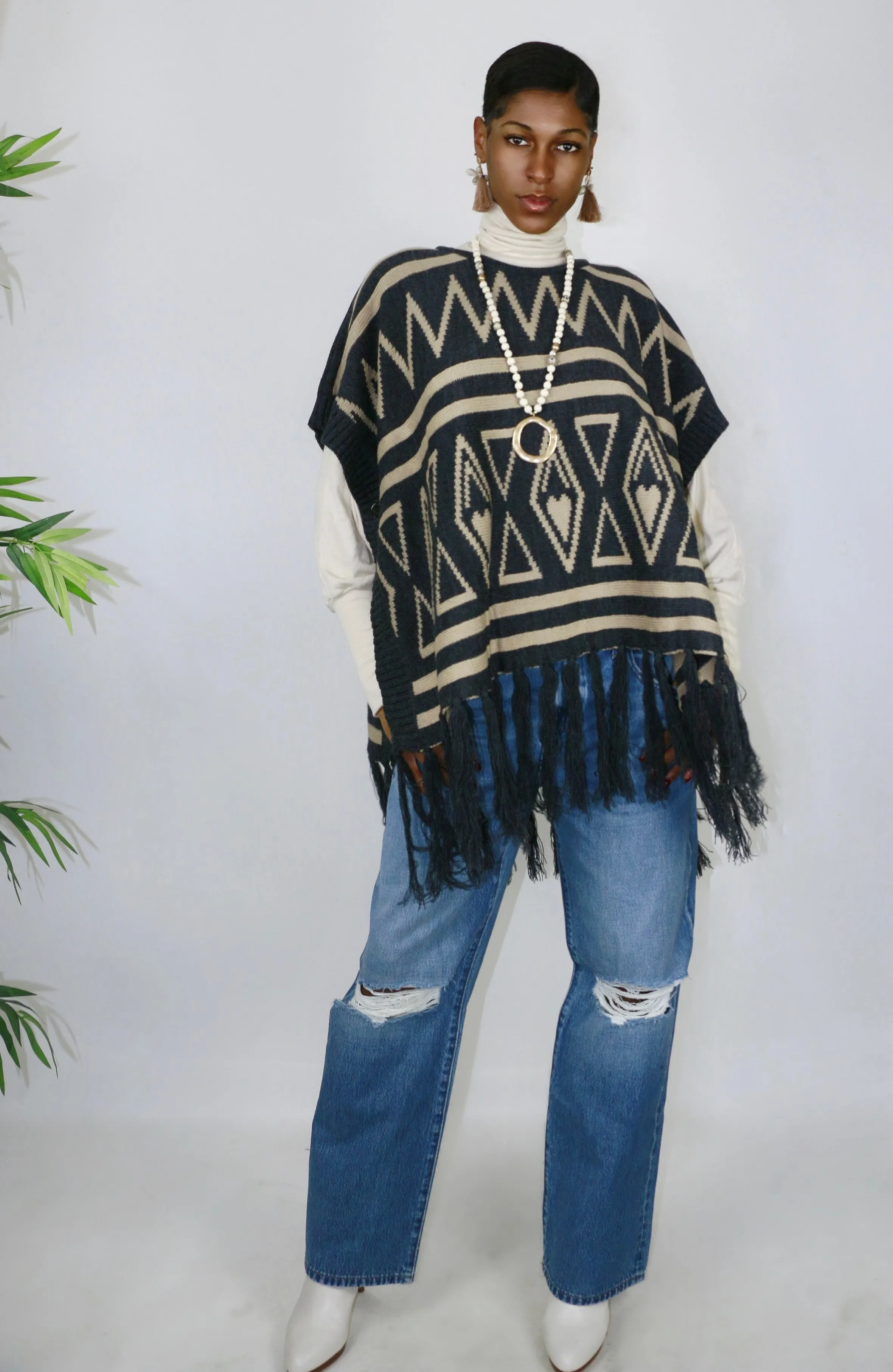 Kino Knit Poncho