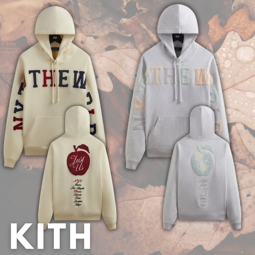 KITH NYC  |Pullovers Unisex Street Style Long Sleeves Cotton Logo