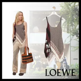 LOEWE  |Tank top in crinkled habotai