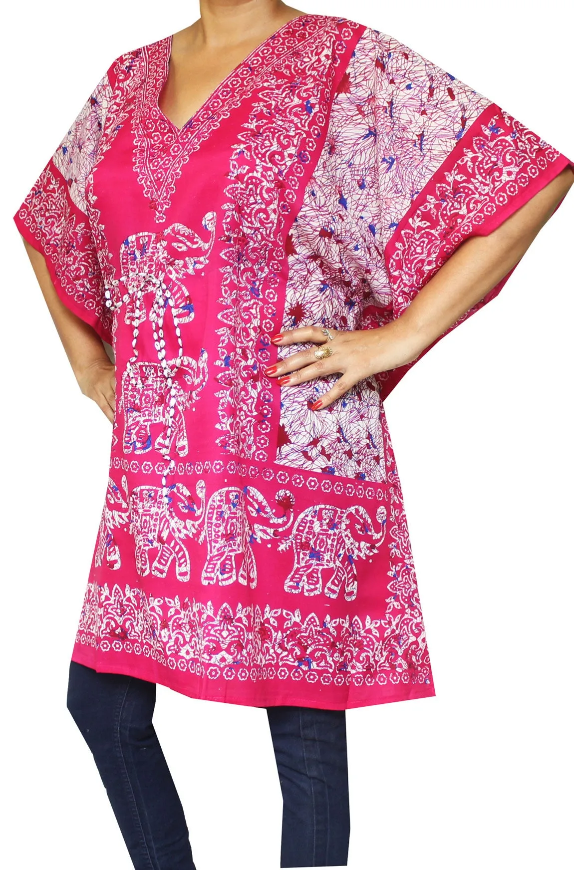 Loungewear Printed Womens Caftan Loungewear