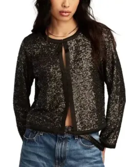 Lucky Brand Women's Sequin Jacket