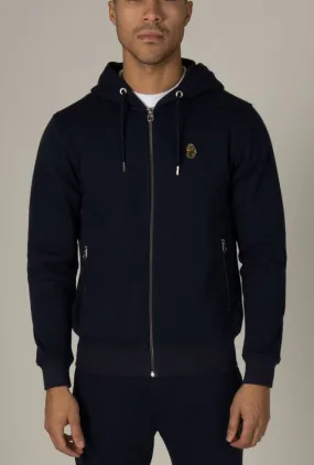 Luke 1977 Berlin Zip Hoodies Dark Navy