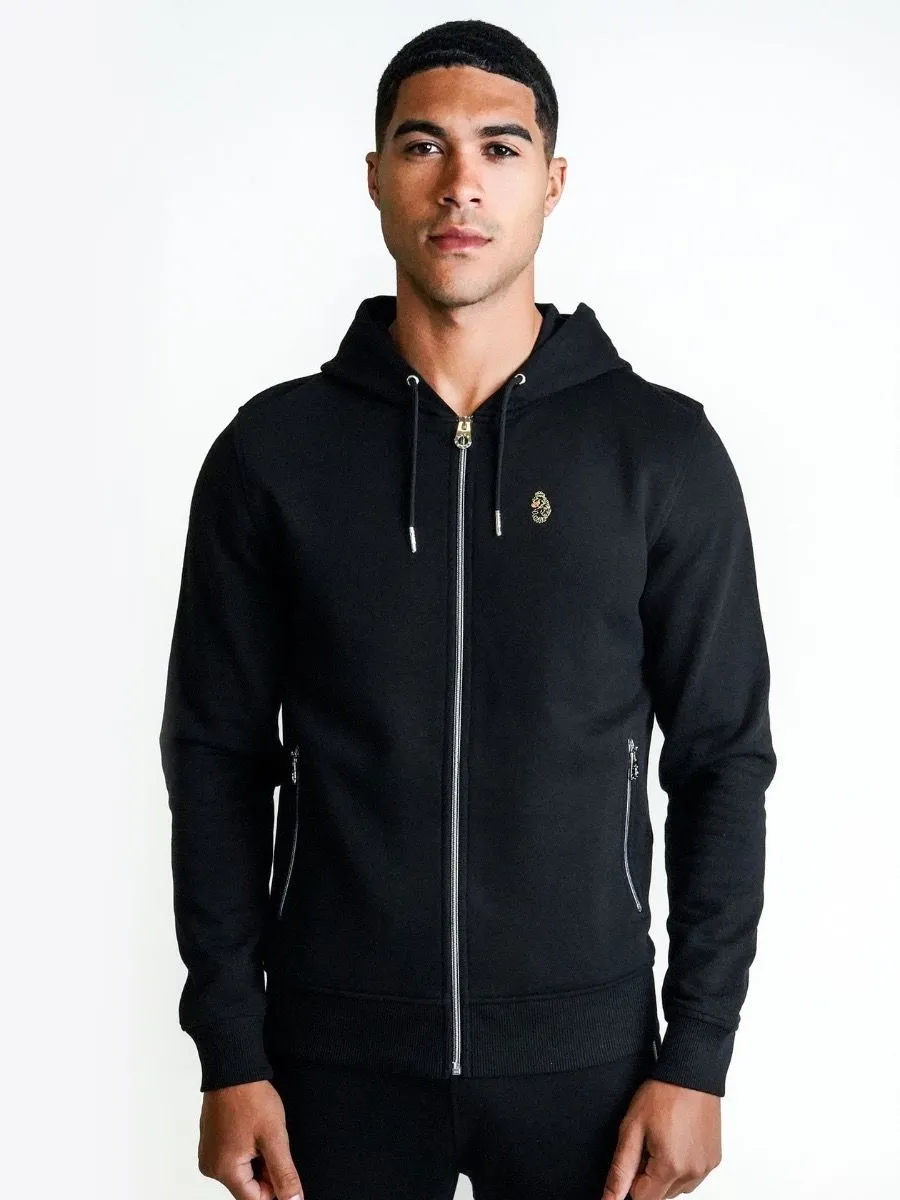 Luke 1977 Berlin Zip Hoodies Jet Black