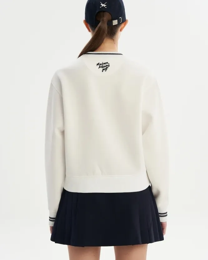 MAISON KITSUNE  |Street Style Long Sleeves Plain Logo Hoodies & Sweatshirts