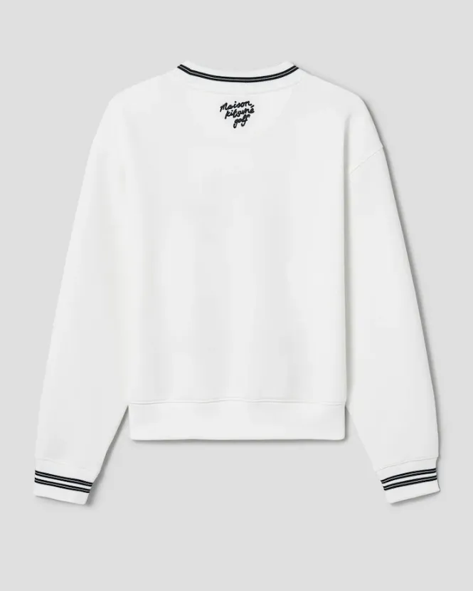 MAISON KITSUNE  |Street Style Long Sleeves Plain Logo Hoodies & Sweatshirts