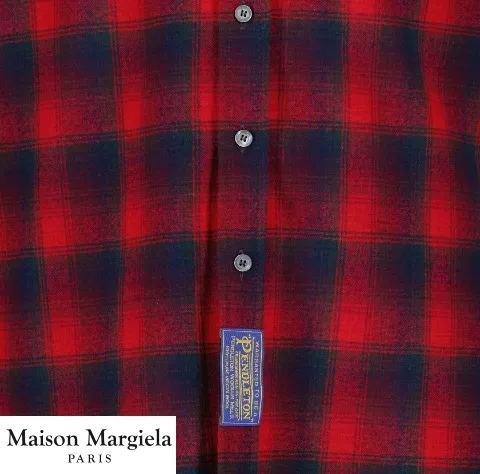 Maison Margiela  |Gingham Sleeveless Designers Vests & Gillets