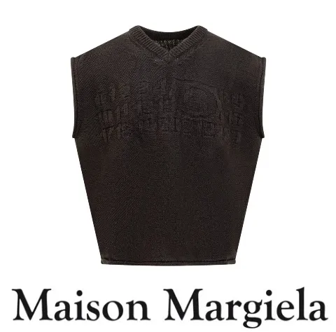 Maison Margiela  |Plain Logo Designers Vests & Gillets