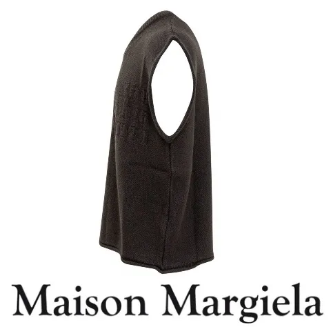 Maison Margiela  |Plain Logo Designers Vests & Gillets