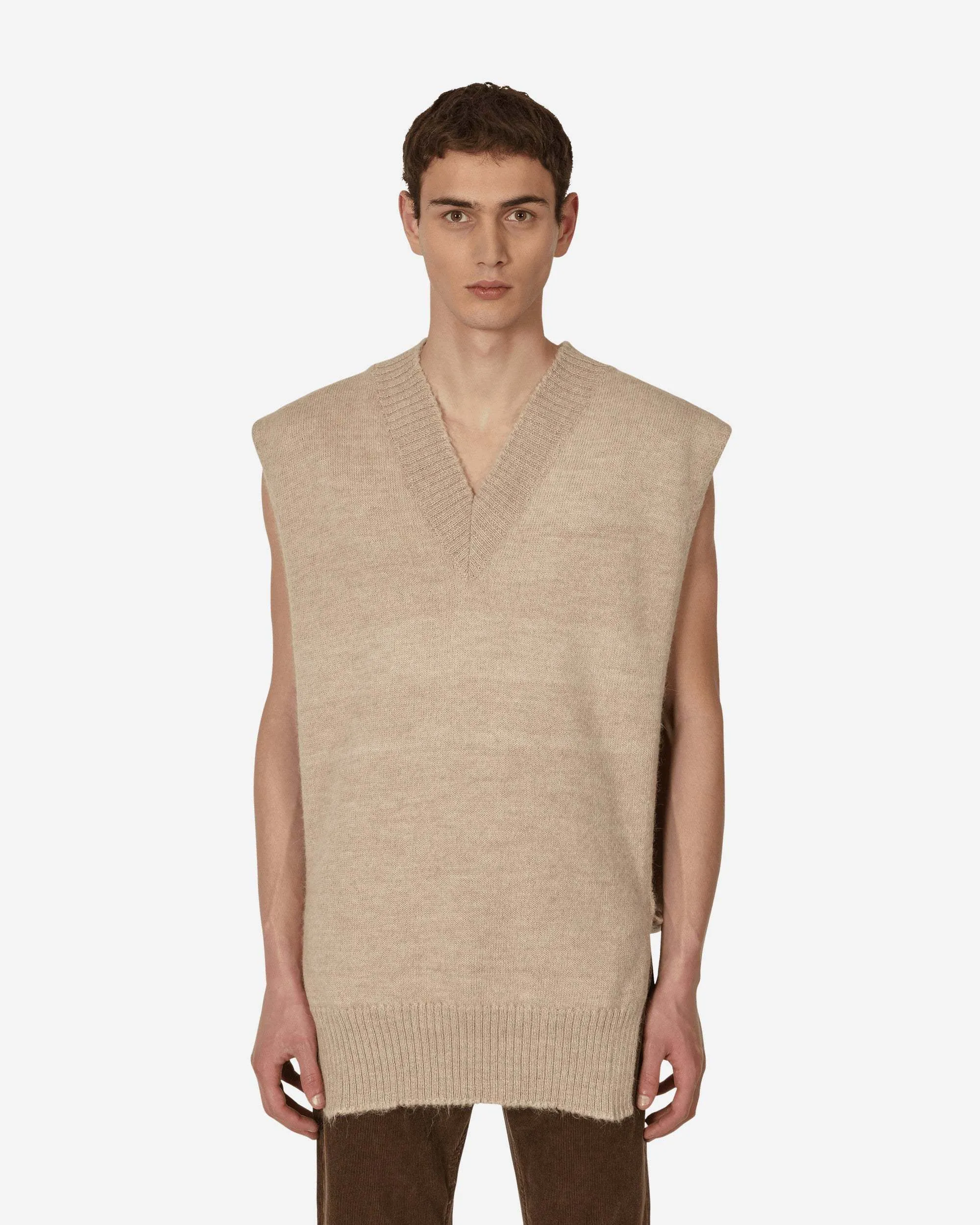 Maison Margiela  |Wool Plain Designers Vests & Gillets