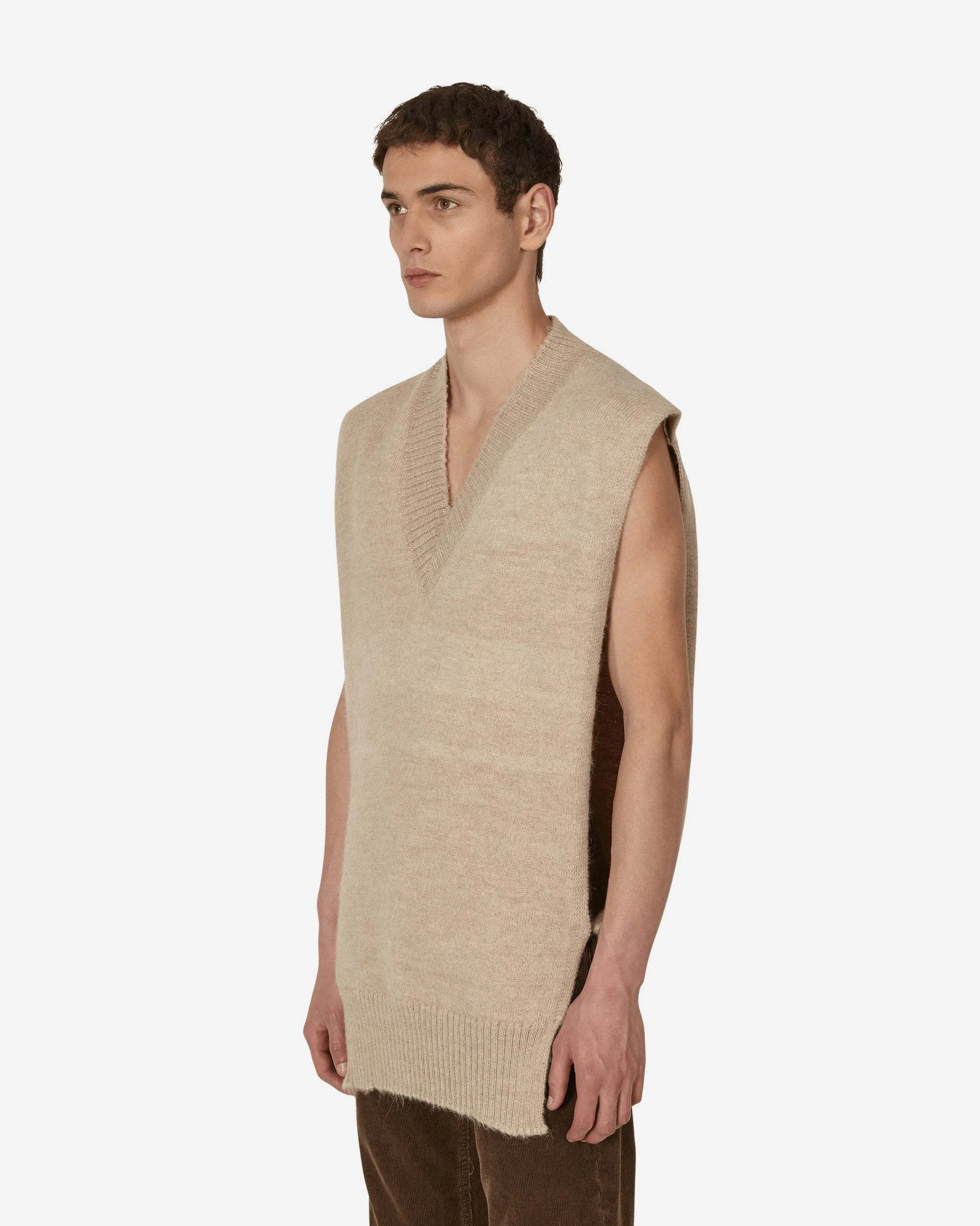 Maison Margiela  |Wool Plain Designers Vests & Gillets