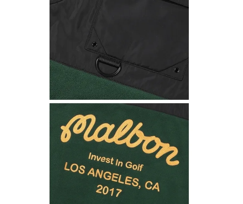 Malbon Golf  |Street Style Plain Logo Vests & Gillets