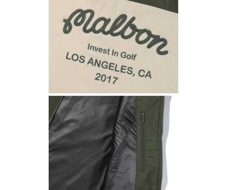 Malbon Golf  |Street Style Plain Logo Vests & Gillets