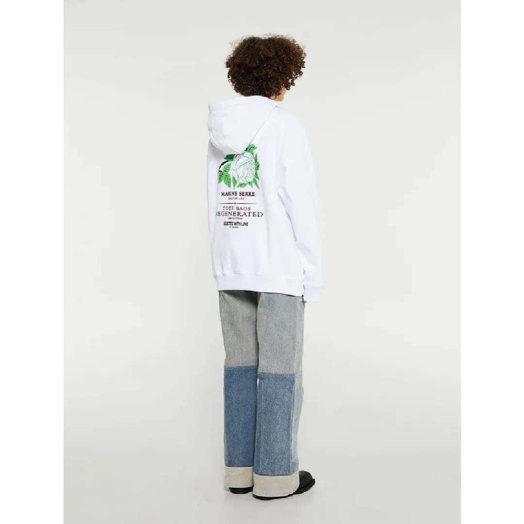 MARINE SERRE  |Flower Patterns Street Style Long Sleeves Plain Cotton Logo