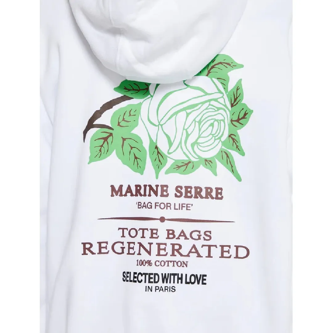 MARINE SERRE  |Flower Patterns Street Style Long Sleeves Plain Cotton Logo