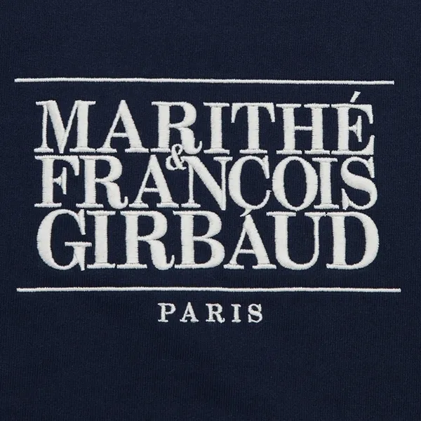 Marithe + Francois Girbaud  |[MARITHE]★W CLASSIC LOGO CROP SWEATSHIRT