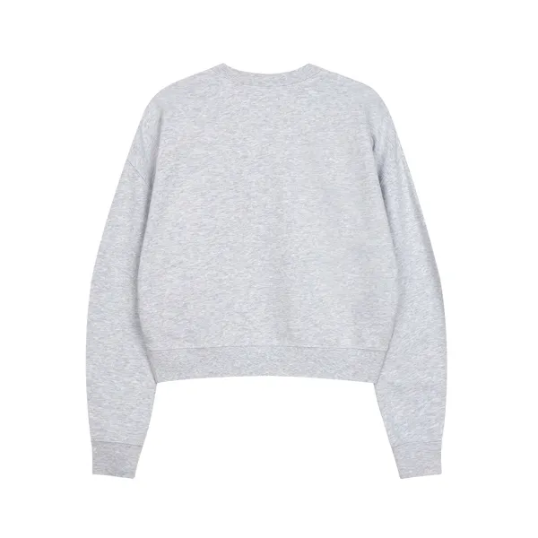 Marithe + Francois Girbaud  |[MARITHE]★W CLASSIC LOGO CROP SWEATSHIRT