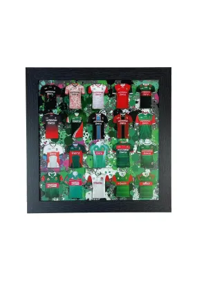 Mayo GAA Framed Picture 40cm x 40cm - White