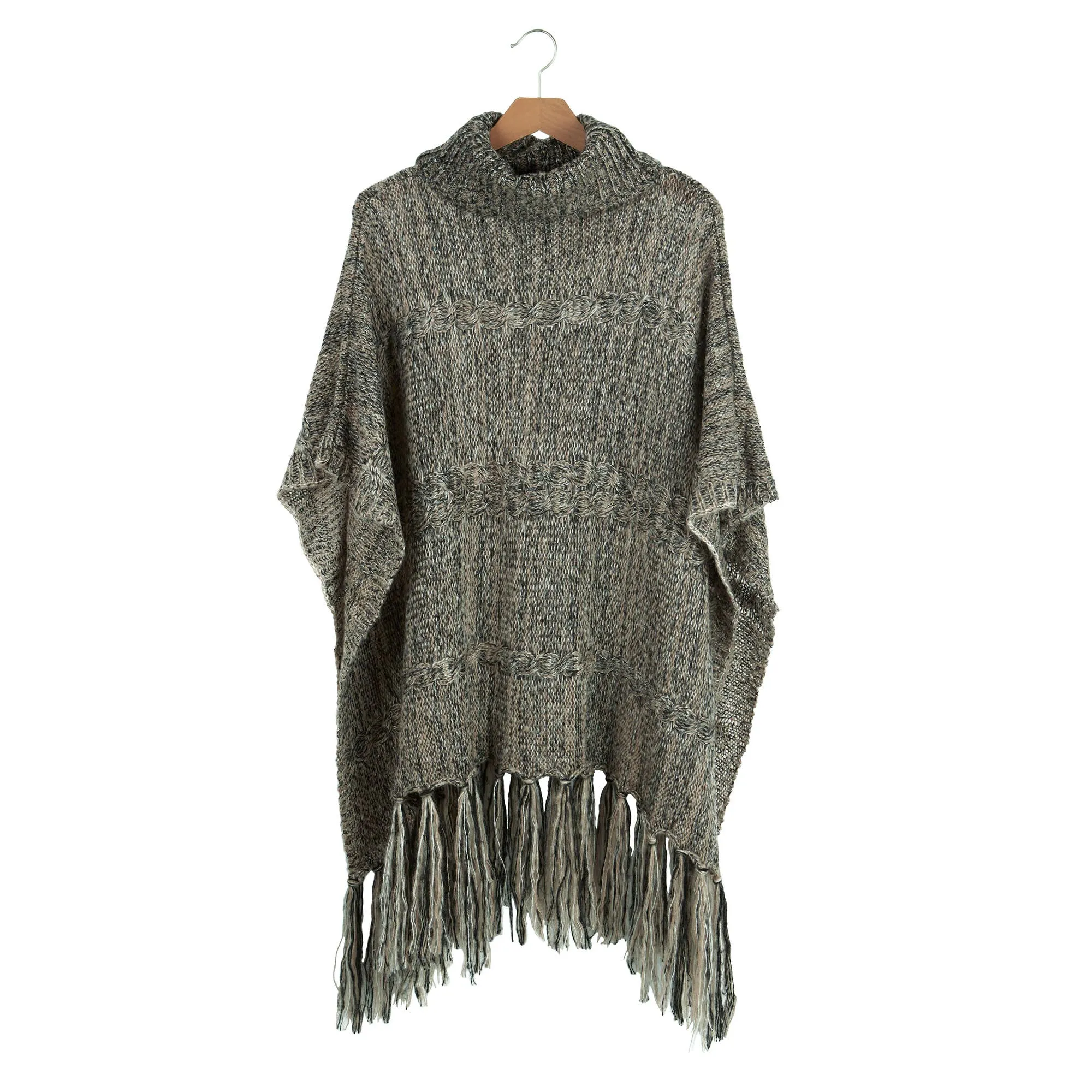 Meegan Poncho - Beige