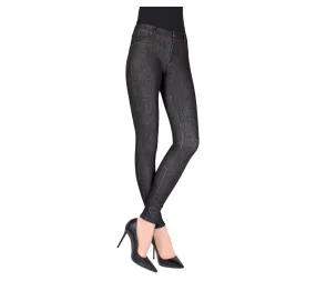 Memoi Unbottled Denim Jean Leggings