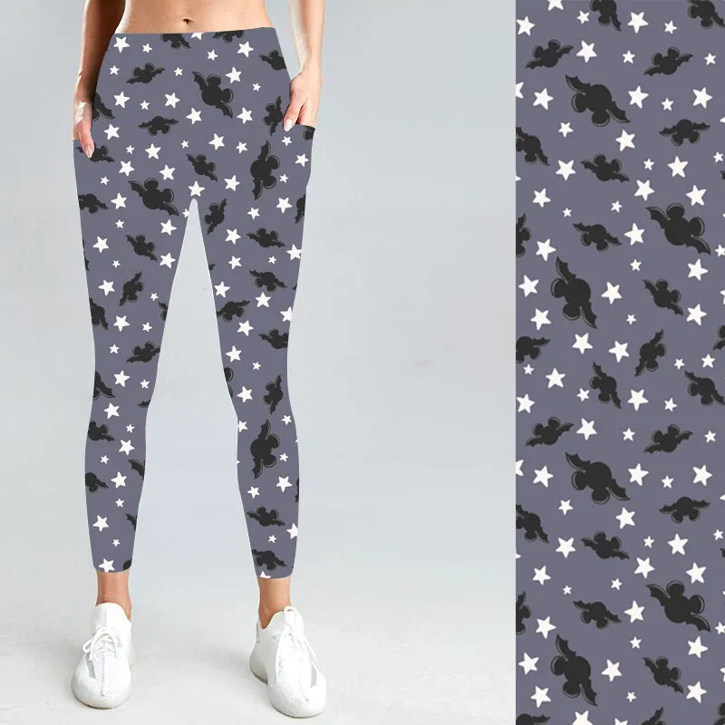 Mickey Bat with Side Pocket Leggings