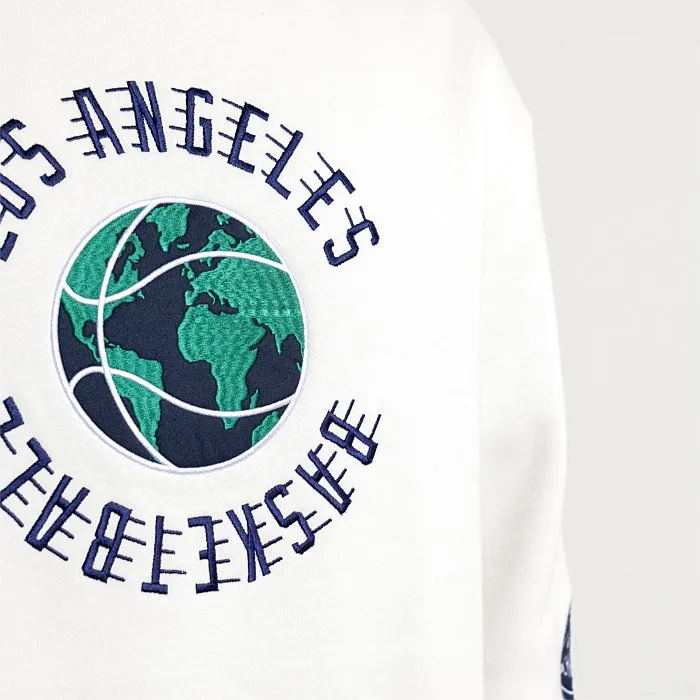 Mitchell & Ness Los Angeles Lakers Around The World Name Crew | Hoodies & Crews | Stirling Sports