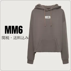 MM6 Maison Margiela  |Unisex Sweat Street Style Long Sleeves Plain Cotton Logo