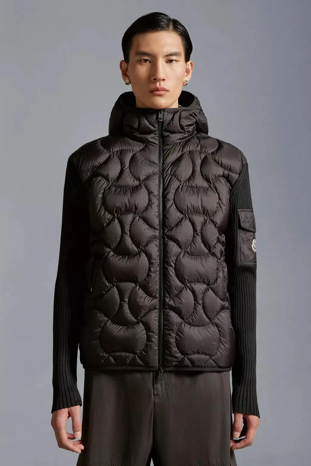 MONCLER  |Padded Hooded Cardigan