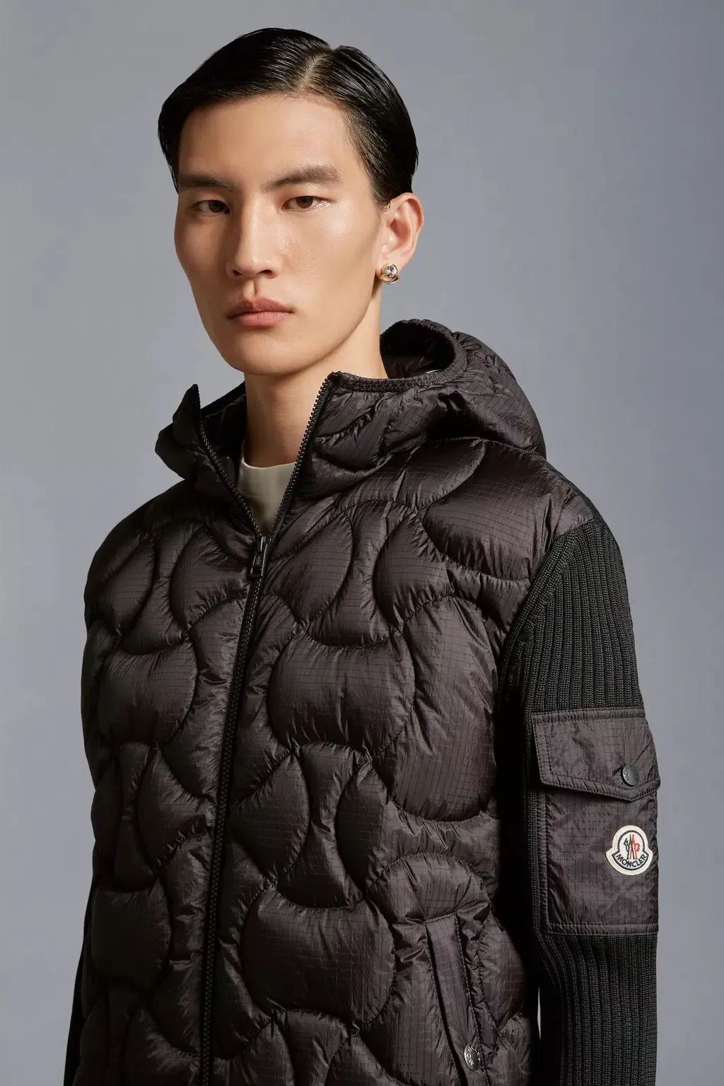 MONCLER  |Padded Hooded Cardigan