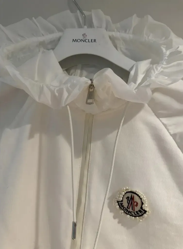 MONCLER  |Sweat Street Style Collaboration Long Sleeves Plain Logo