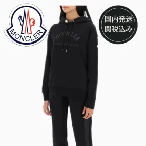 MONCLER  |Unisex Blended Fabrics Street Style Plain Cotton Logo