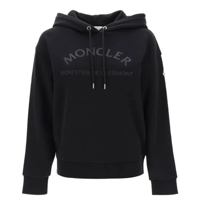 MONCLER  |Unisex Blended Fabrics Street Style Plain Cotton Logo