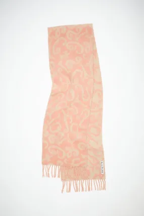 Monogram jacquard scarf