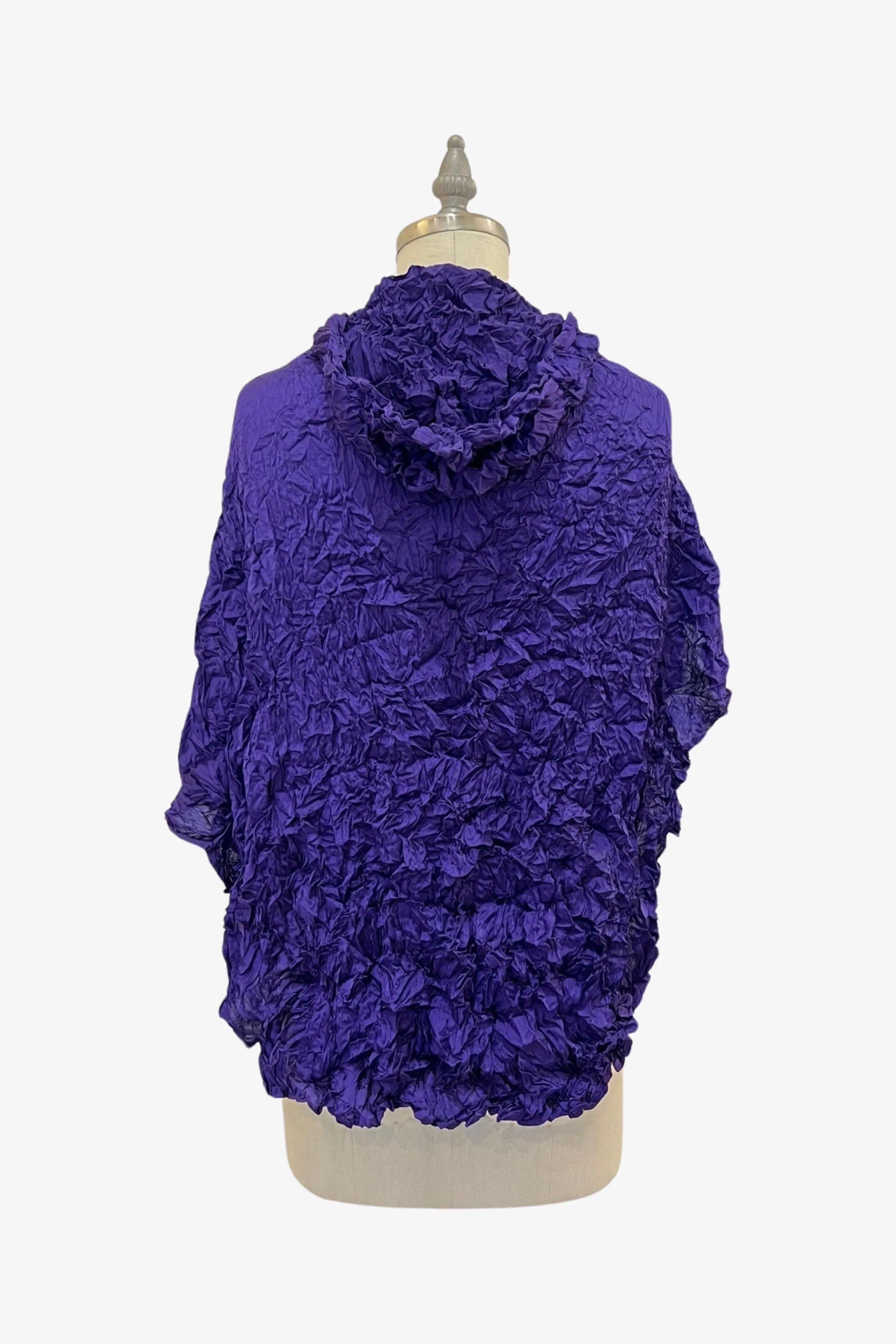 Moth Pebble Poncho | Grape