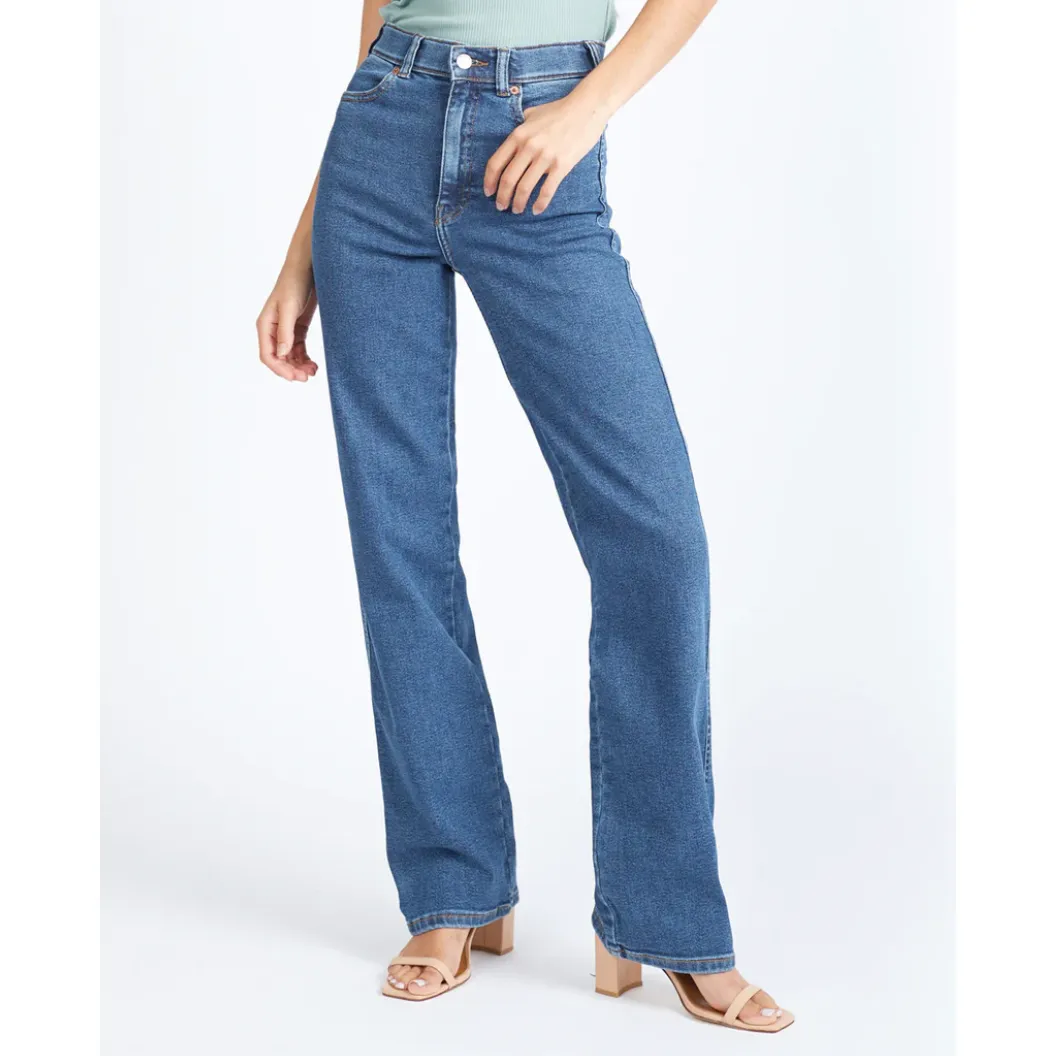 Moxy Straight Jeans - Cape Dark Plain