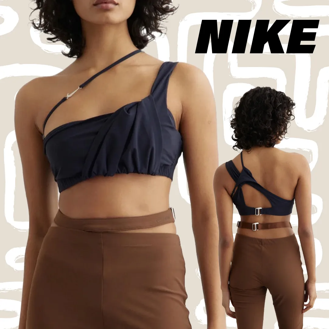 Nike  |Street Style Plain Logo Loungewear Tanks & Camisoles