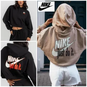 Nike  |Unisex Street Style Long Sleeves Plain Cotton Logo