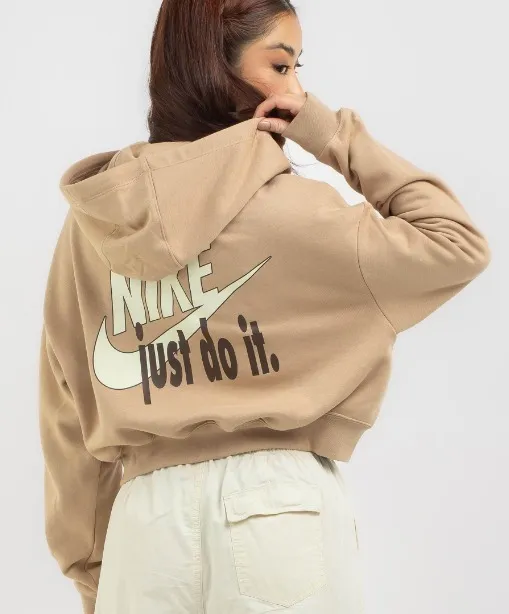 Nike  |Unisex Street Style Long Sleeves Plain Cotton Logo