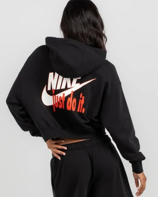 Nike  |Unisex Street Style Long Sleeves Plain Cotton Logo